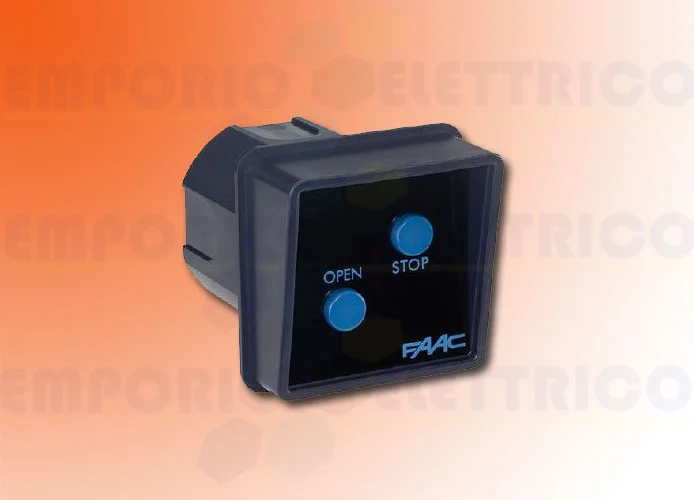 faac botones de mando empotrados 2 contactos faac switch 401002