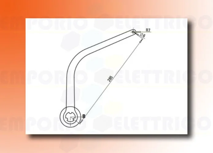 faac par de brazos n1d marron nd2 1057273