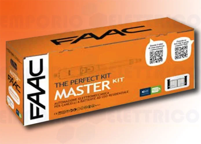 faac kit automatización 230v ac master kit perfect 105910