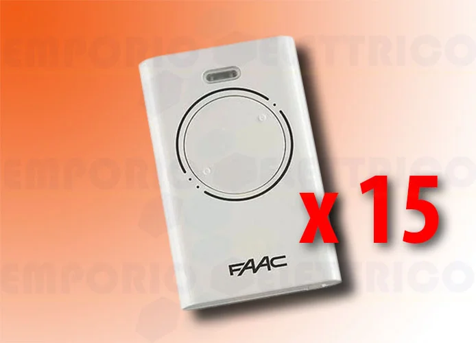 faac 15 mandos 2 canales 433mhz xt2 433 slh lr 787007