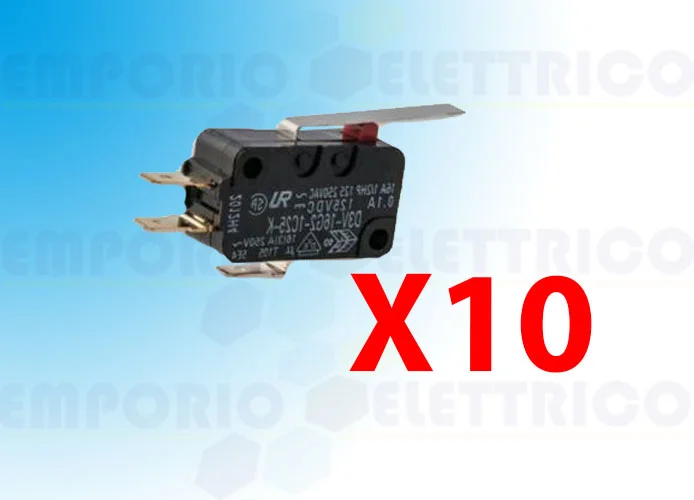 came repuesto paquete 10 pz microinterruptores bkv 88001-0185