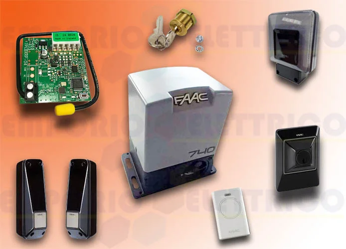 promo faac kit automatización 740 230v delta2 kit safe 1056303445