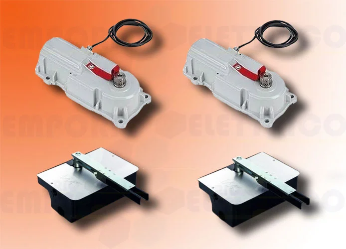 faac 2 x motorreductor 770n 230v 10675201 + cajas 490065 emp10675201box