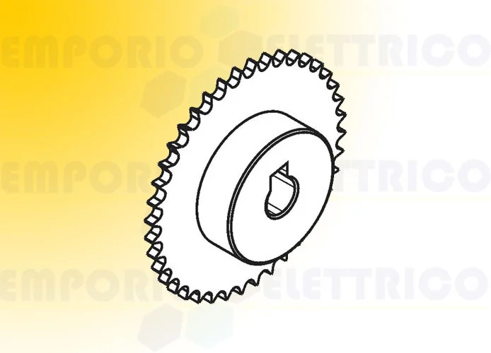 fadini piñón simple 1/2" z40 agujero ø 25mm 2036l