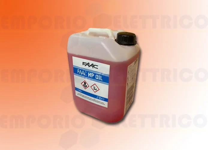 faac aceite hidráulico hp oil bidón de 10 litros 714041