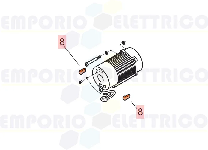 faac ricambio tamponi antivibranti 400/402/422 63003303