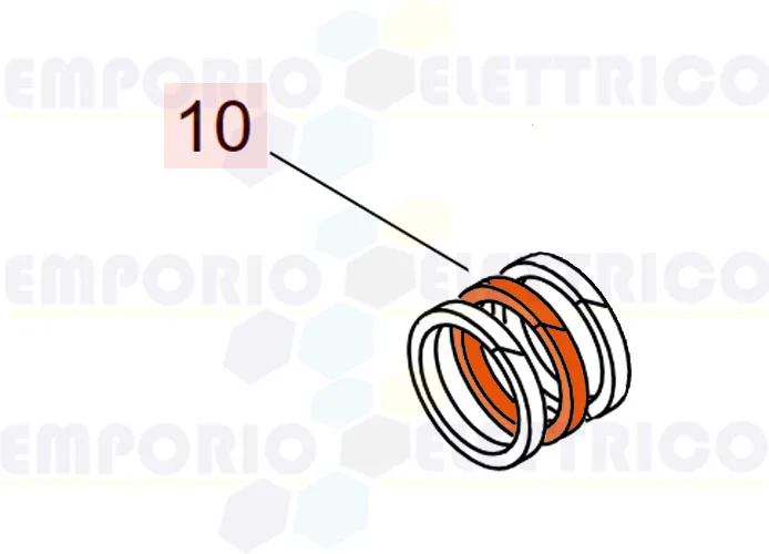 faac ricambio anello guida e/dwr 45/2 7094505