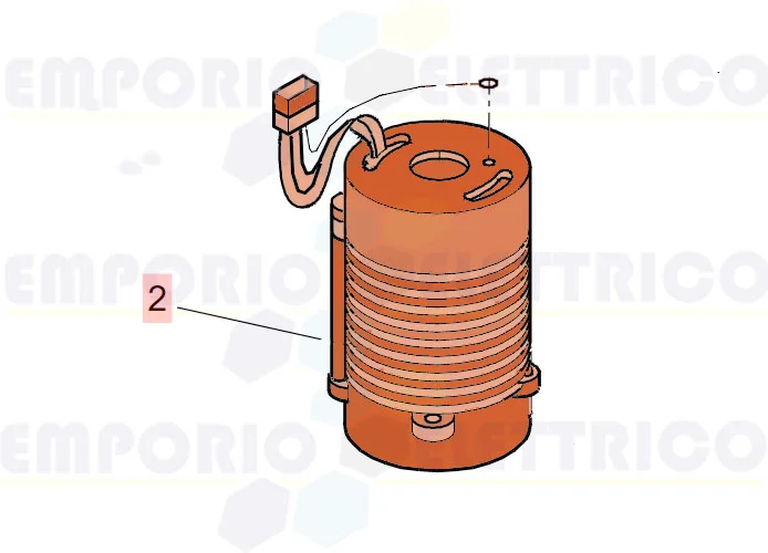 faac repuesto motor 220v 6 p.monof.c/t.120° 7704075