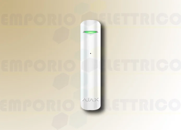 ajax rilevatore di rottura vetri wireless glassprotect bianco 38109