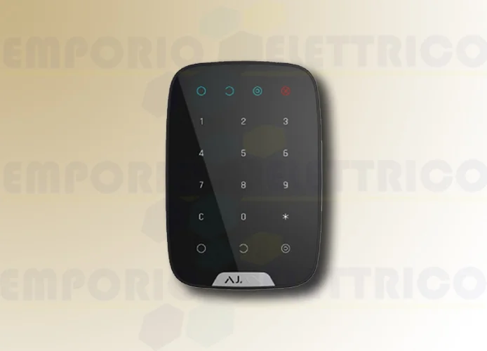 ajax tastiera wireless bidirezionale nero keypad 38248