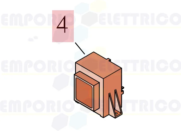 faac repuesto transformador 230v-18v/15va res.-fl.780d 7501365