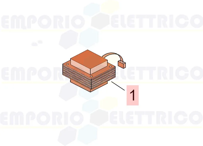 faac repuesto transformasdor d600/zodiac 60 7501265