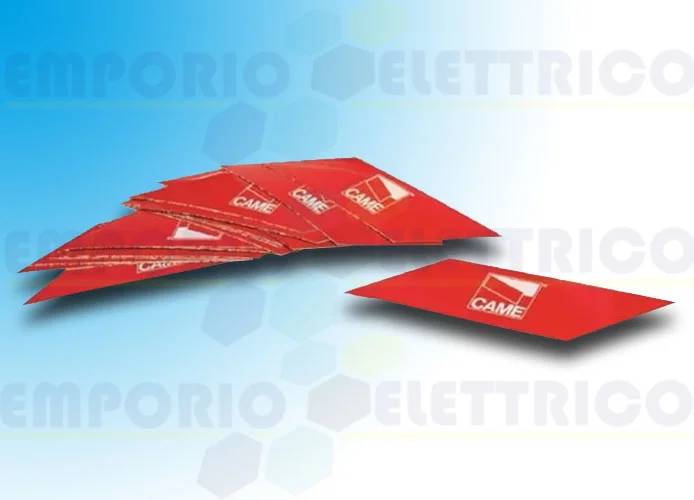 came n.24 bandas rojas reflectantes adhesivas 001g0461