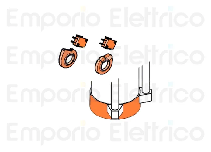 faac repuesto kit encoder y final de carrera para operador 550 490115