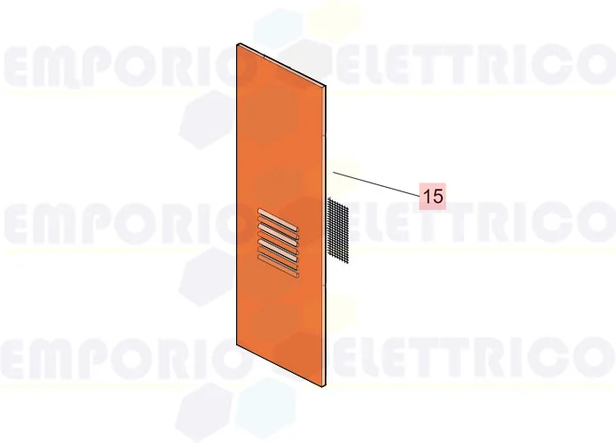 faac ricambio sportello imb. 640 r.1 7270655