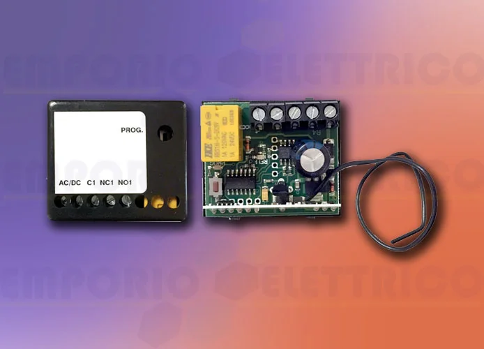 vds receptor 1 canal externo 433 mhz con antena 12/24v srm e142