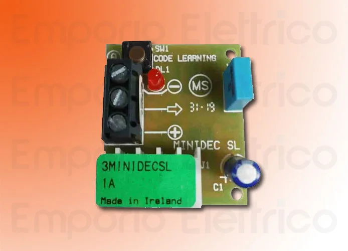 faac tarjeta de decodificación sl minidec 785505