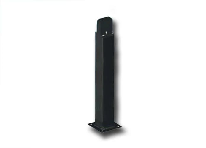 came columna de aluminio negro bidireccional h=0,5 m 001delta-bn delta-bn