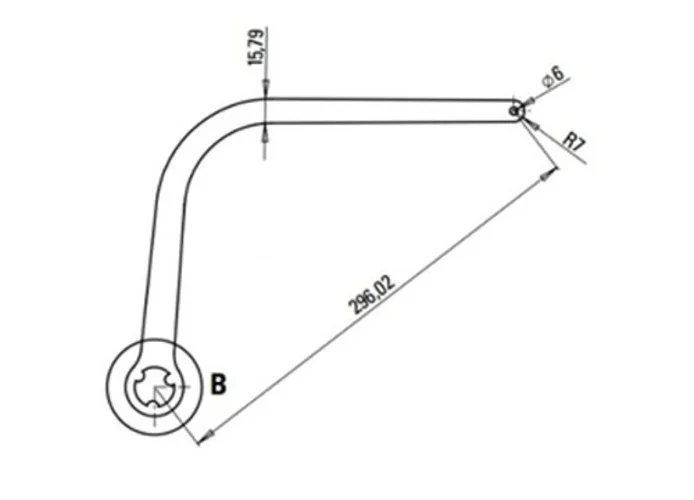 faac par de brazos n1d marron nd1 1057263