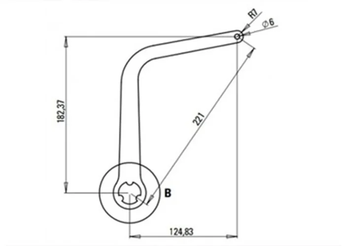 faac par de brazos n1d blanco nd5 105730