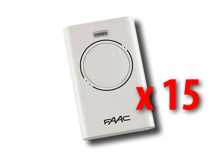 faac 15 mandos 2 canales 433mhz xt2 433 slh lr 787007