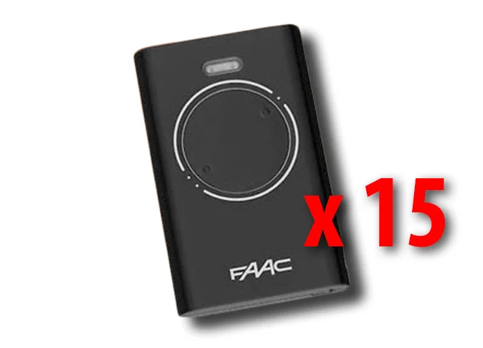 faac 15 mandos 2 canales 433mhz xt2 433 slh lr 7870071