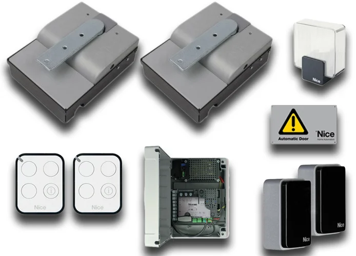 nice kit automatización cancelas batientes s-fabkit 2124 bd sfab2124bdkce