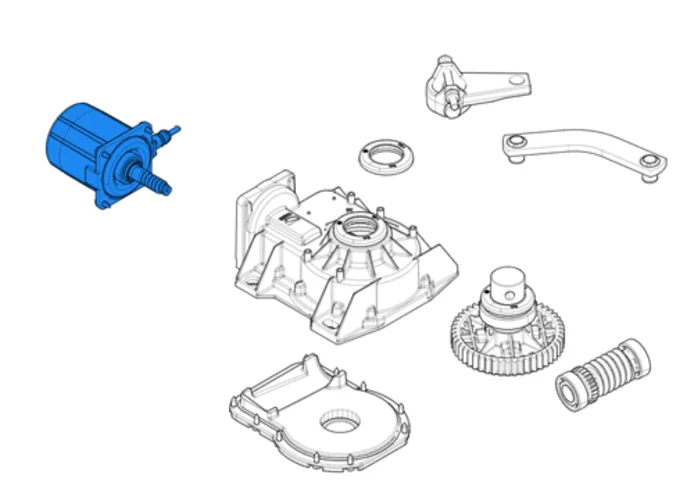 came repuesto grupo motor frog 119ria061