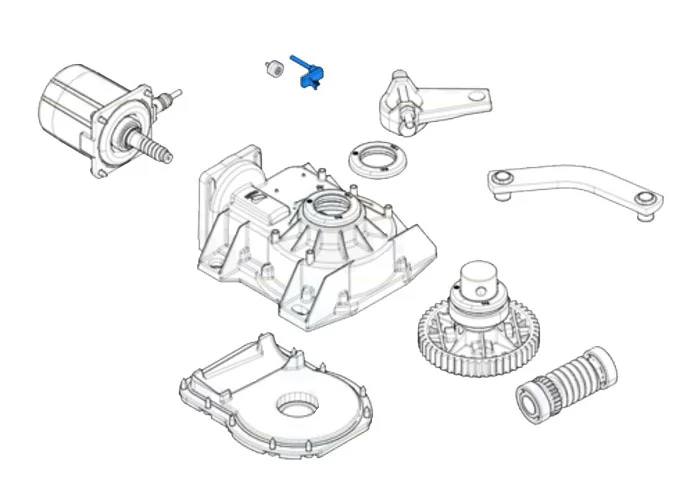 came repuesto dispositivo encoder con cable 2500 mm frog 119ria084