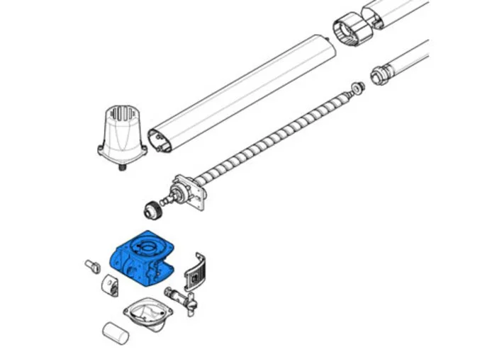 came repuesto caja motorreductor krono 119rid166