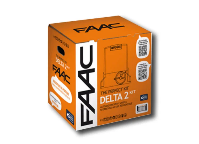 faac kit automatización 230v ac delta2 kit perfect 105914fr