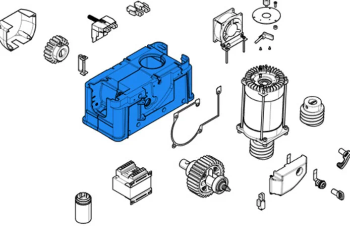 came repuesto caja motorreductor bk 119ribk005