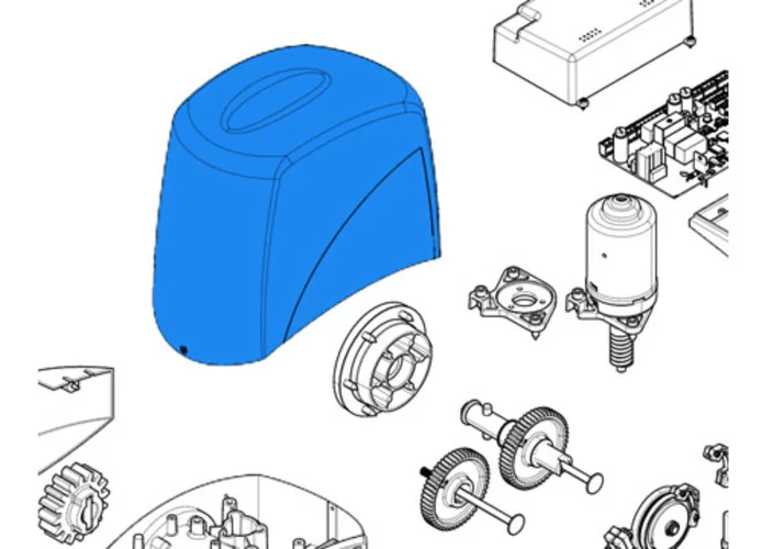 came repuesto tapa motorreductor bx 119ribx039