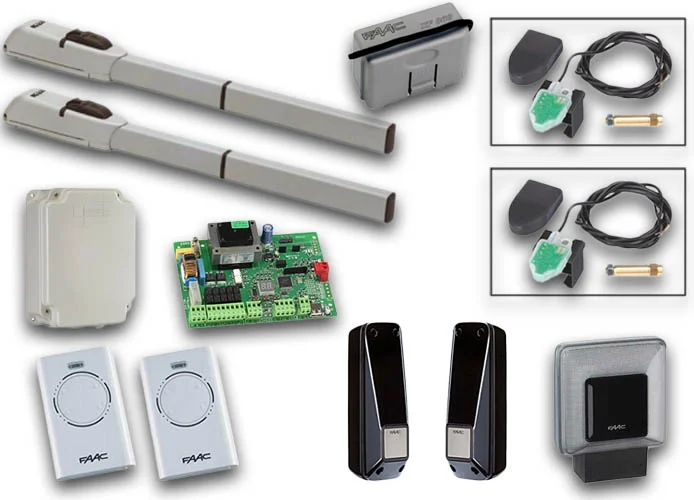 faac kit automatización puertas batientes 230v longmaster sg 104155