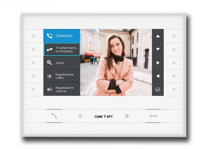 came bpt videocitofono vivavoce lcd futura ip wh 62100560