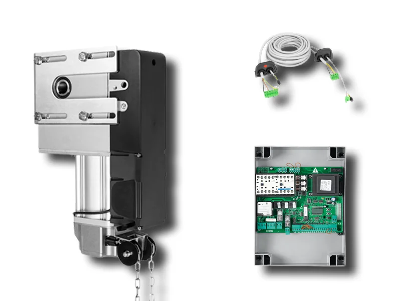 beninca kit de automatización para puertas de garaje y indutriales 230v kvn.m20 esw 9592622