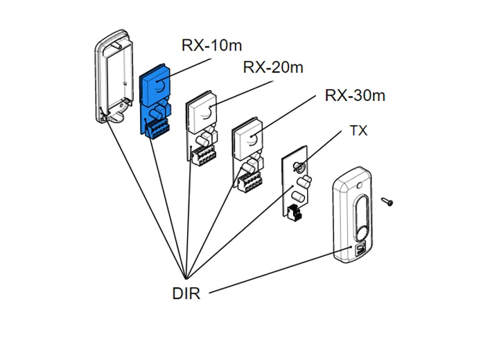 came repuesto tarjeta electrónica rx dir10 119rir137