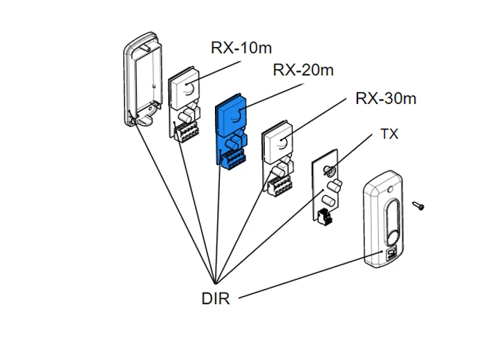 came repuesto tarjeta electrónica rx dir20 119rir138