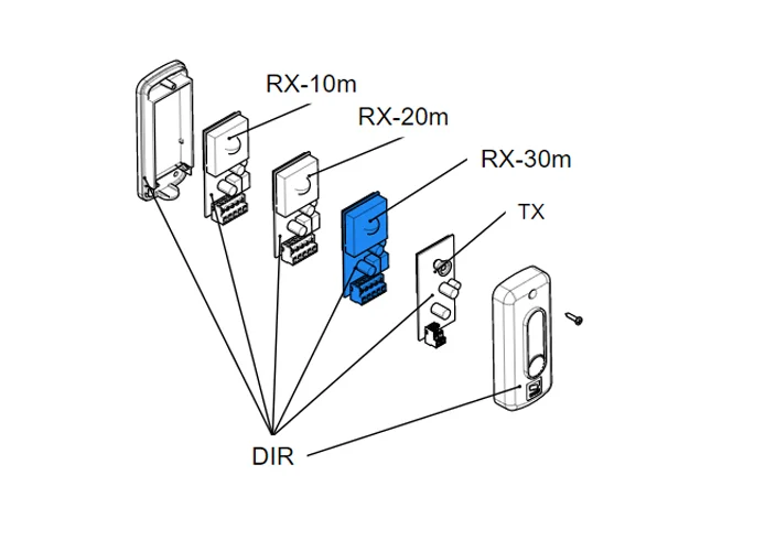 came repuesto tarjeta electrónica rx dir30 119rir139