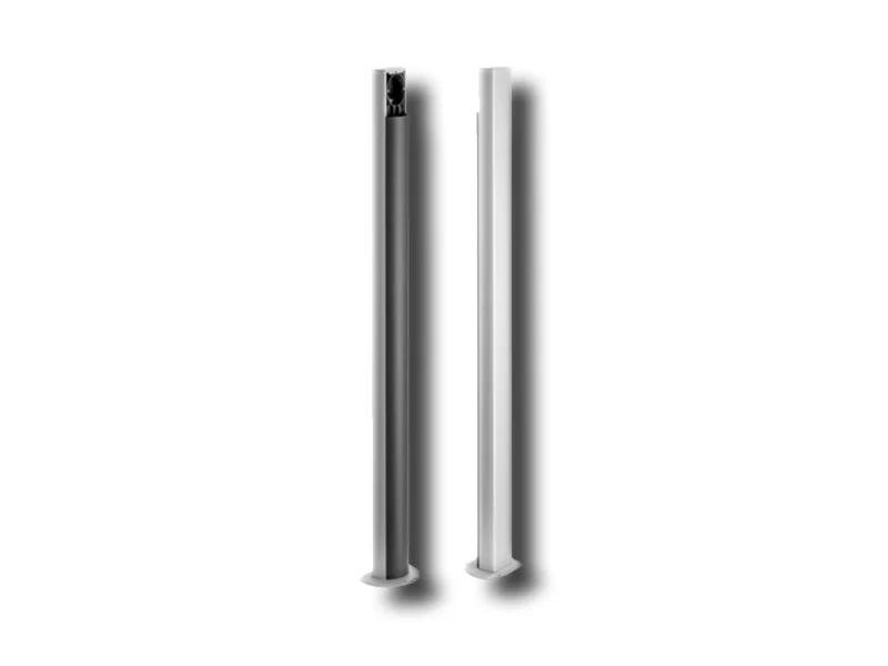 beninca par de columnas de aluminio 1 m col10n 9230004