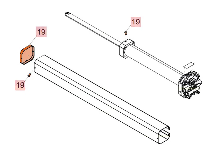 faac ricambio accessori carter 402/422 63003304