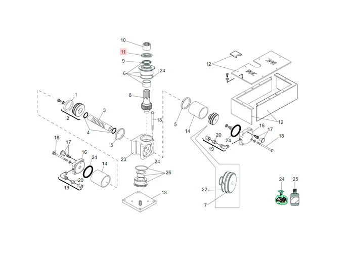 faac ricambio guarn.gamma-seal tbr000300-4n04 7093225