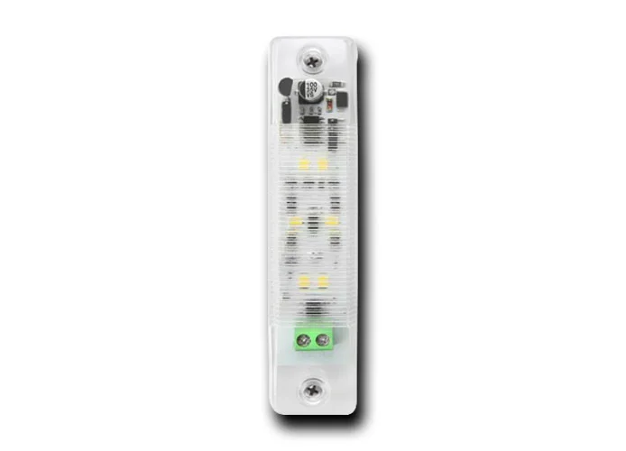 nologo lampeggiante a led mini 12/24 bianco trasparente flash-incl