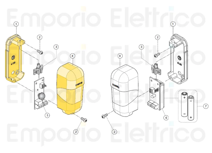 fadini ricambio contenitore completo per orbita 57 57010