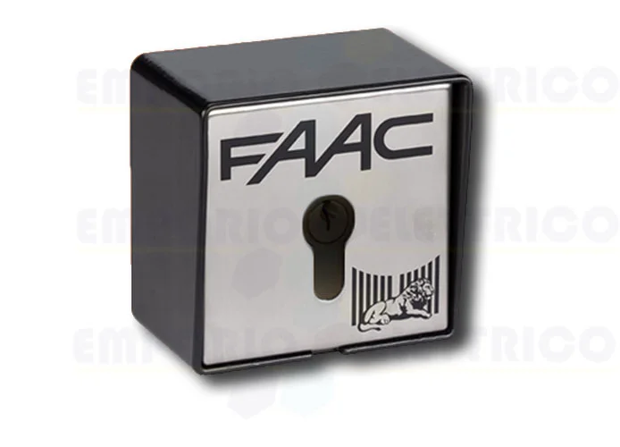 faac pulsador de llave para exterior 2 contactos + electrofreno t21 ef 401016