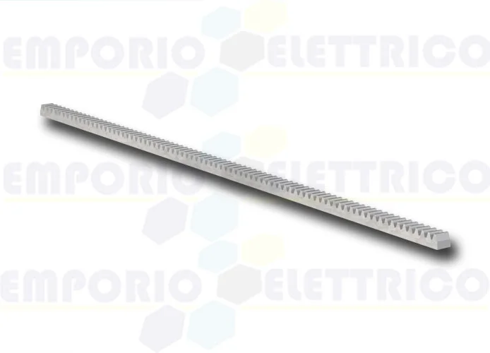 came cremallera galvanizada 22 X 22 mm módulo 4 - 1 metro - 009cgz cgz