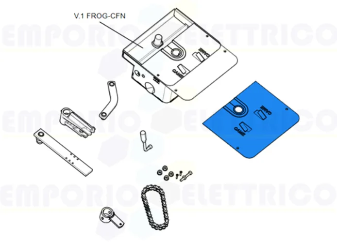 came repuesto tapa caja enterrada frog cfn 119ria009