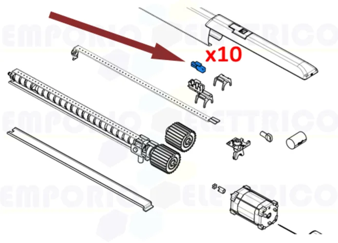 came repuesto 10pz microinterruptores 119rir083