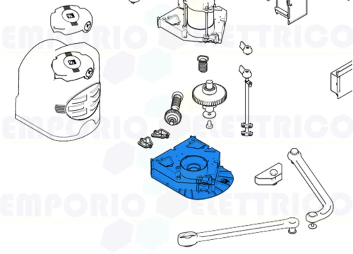 came repuesto caja motorreductor fast 119rid227