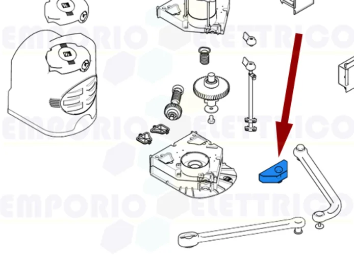 came repuesto estribo de enganche cancela fast 119rid226